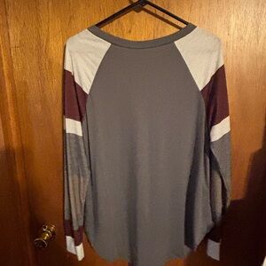 Colorblock Long Sleeve Shirt